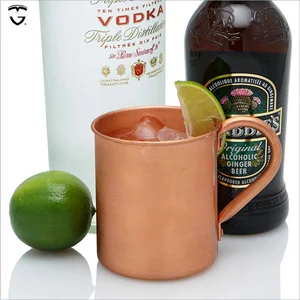 Image of coffee Stainless Steel wine russian standard solid copper moscow mule mug pure copper drinking cup