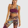 Private Label Custom Compression Women Shockproof Sports Gym Bra With Logo Print