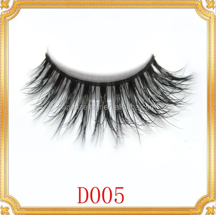 

Premium 3D mink eyelashes new style 3D 100% real siberian mink strip eyelashes 3D mink lashes factory price D005