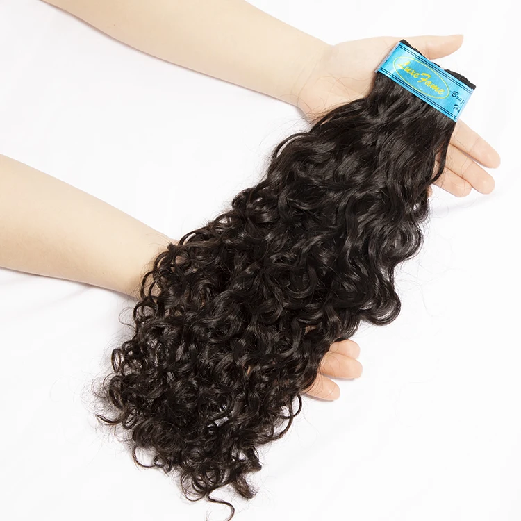 

Luxefame Brazilian Natural Wave Hair Weave Bundles Natural Color 100% Human Hair 1/3 Piece 10-30 inch Remy Hair Extension