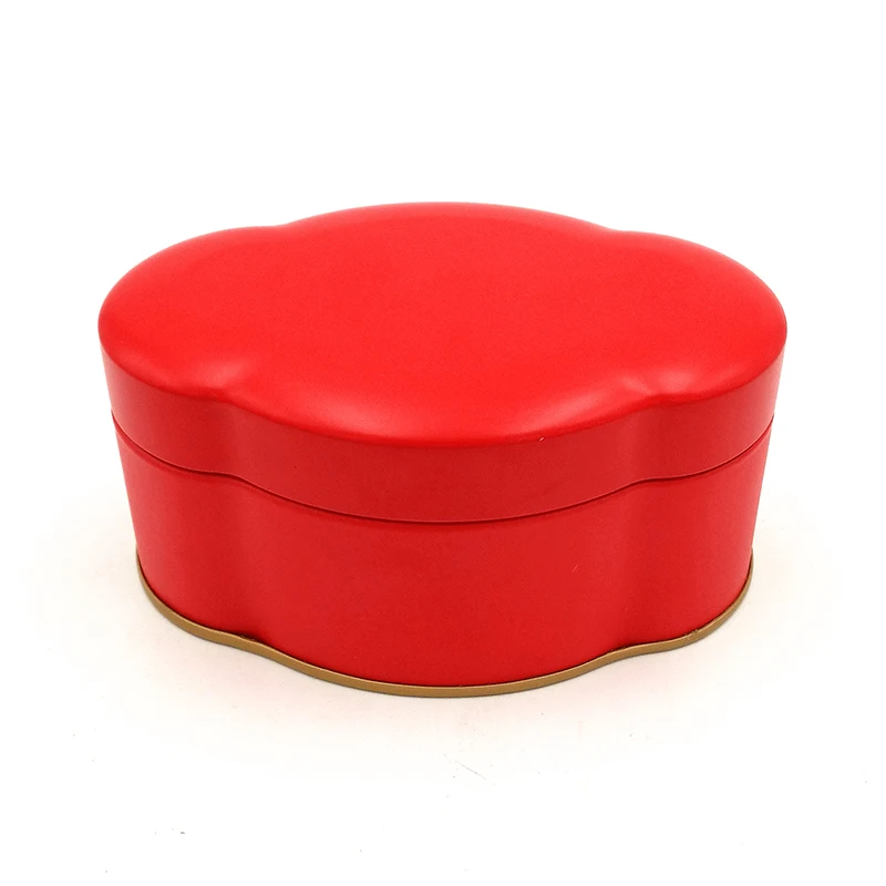 
Hot sale luxury custom print empty cloud shape metal tea tin box 