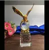 NEW DESIGN CRYSTAL BASE METAL EAGLE TROPHY ARAB
