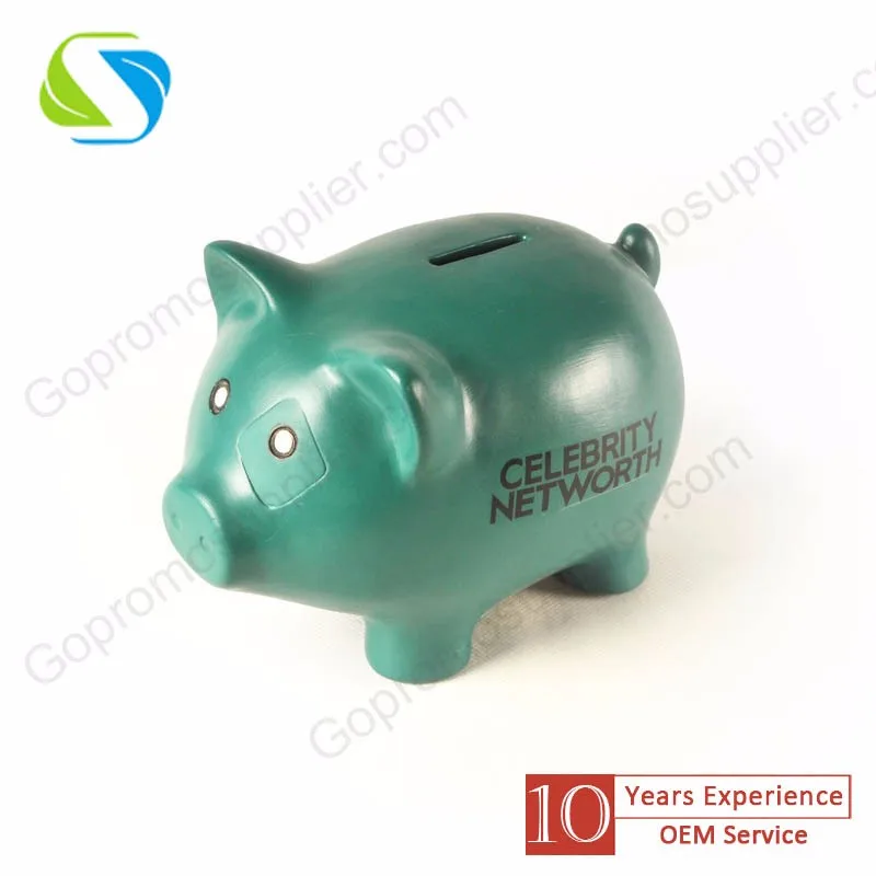 2016 christmas gift promotional customized gift ceramic pig piggy bank money box