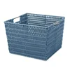 Cheap custom handmade rattan look decorative wicker door baskets for shelf