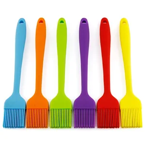 Food Grade Silicone Basting Brush Heat-resistant Silicone Oil Brush Silicone BBQ Brush