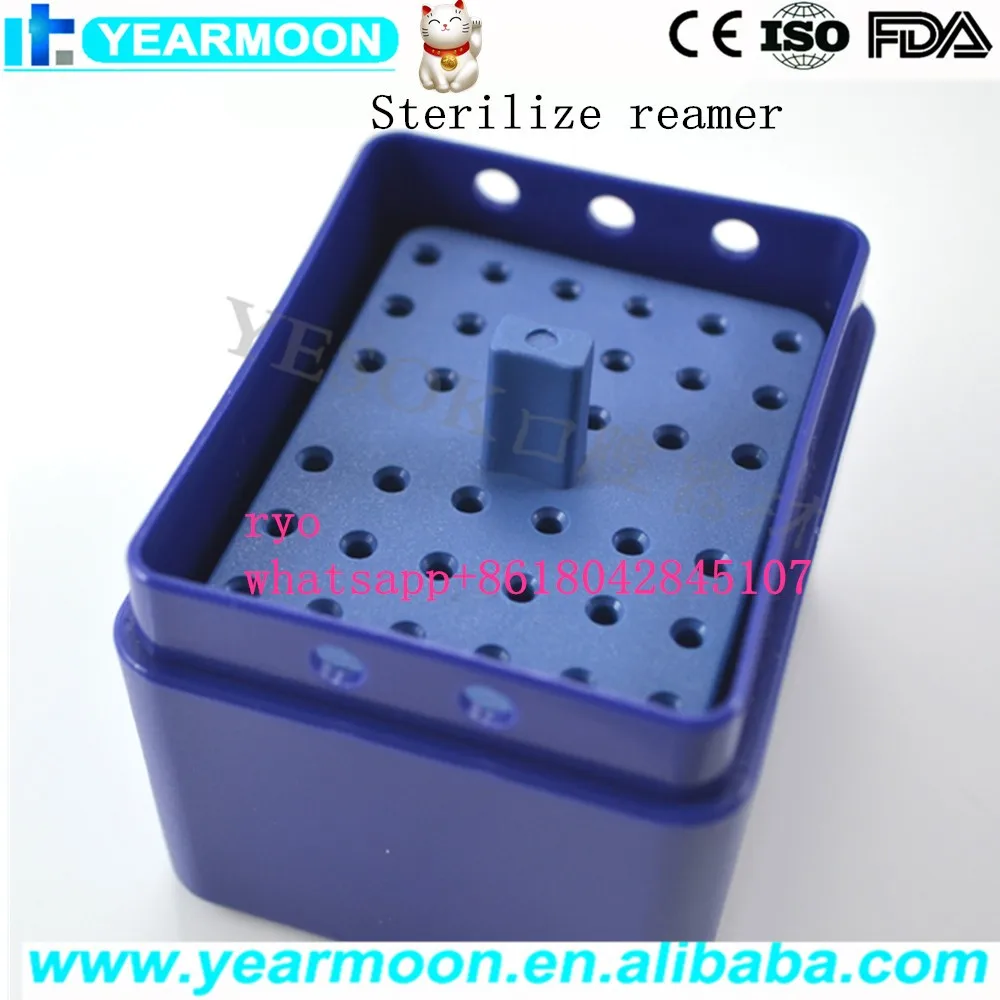 Dental Endodontic Block Measuring 36holes Endo Box For Sterilize