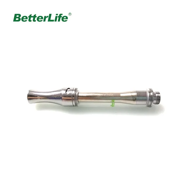 

New Arrival 1.0ml tank cartridge vape cartridge airflow ceramic cbd airflow CBD Oil Atomizer, Silver