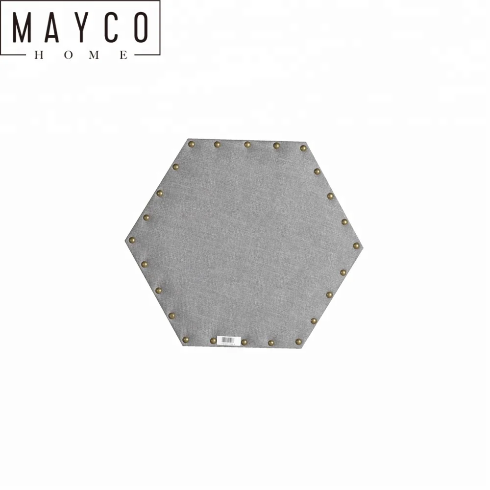 
Mayco Fancy Design Hexagon Wall Mounted Bulletin Board 