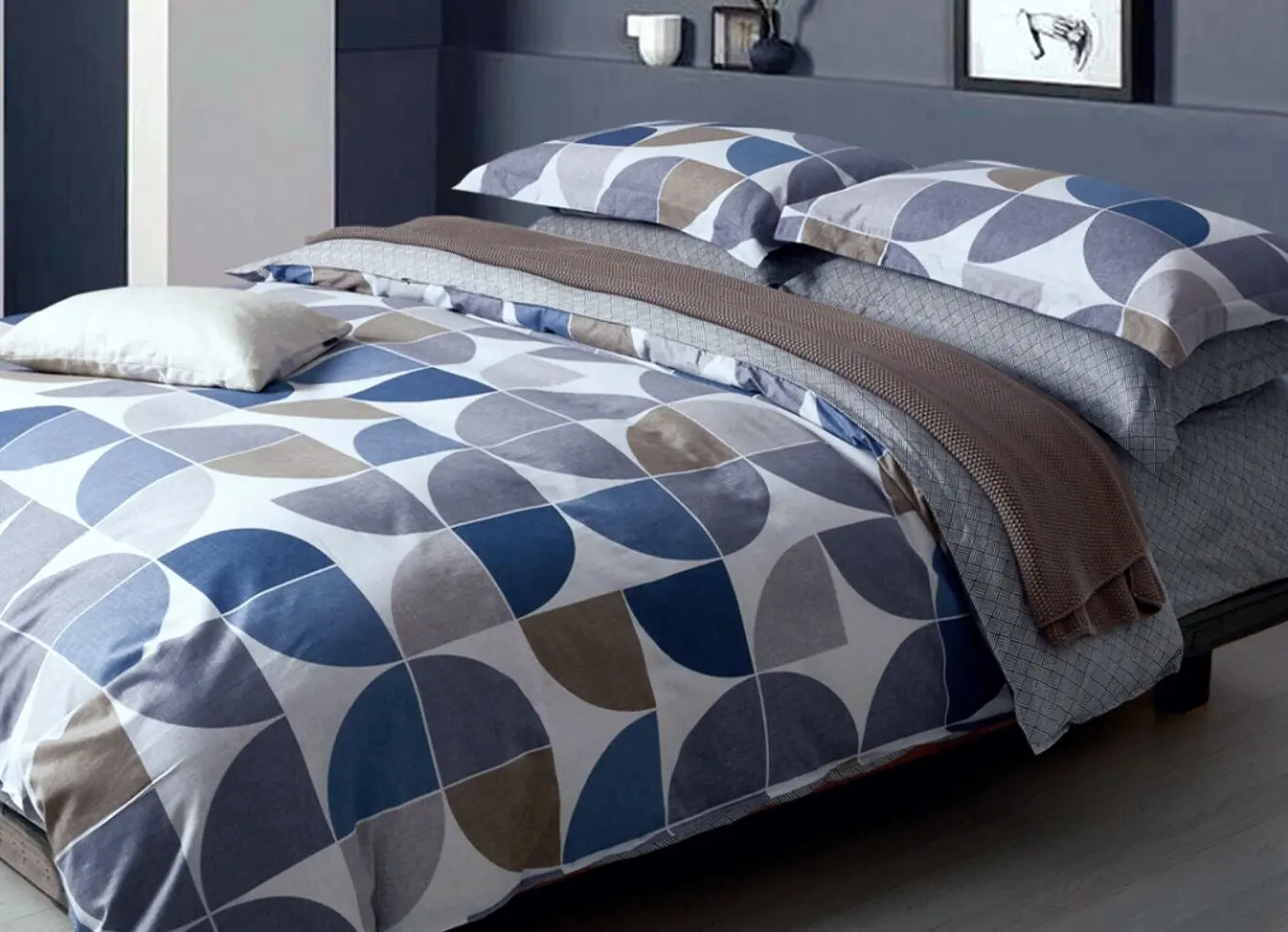 Buy Minimal Style Geometric Shapes Duvet Quilt Cover Scandinavian