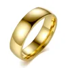 Wholesale Classic Simple Design Fashion Titanium Ring Gold Plated Blank Luxury Vintage Tungsten Ring For Men