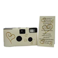 

35mm Film Wedding Disposable Camera Build In Flashlight 36exp FUJI Film Alkaline Battery Customized Color Paper Ready to Used