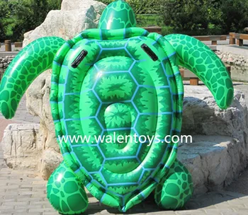 turtle floatie pool