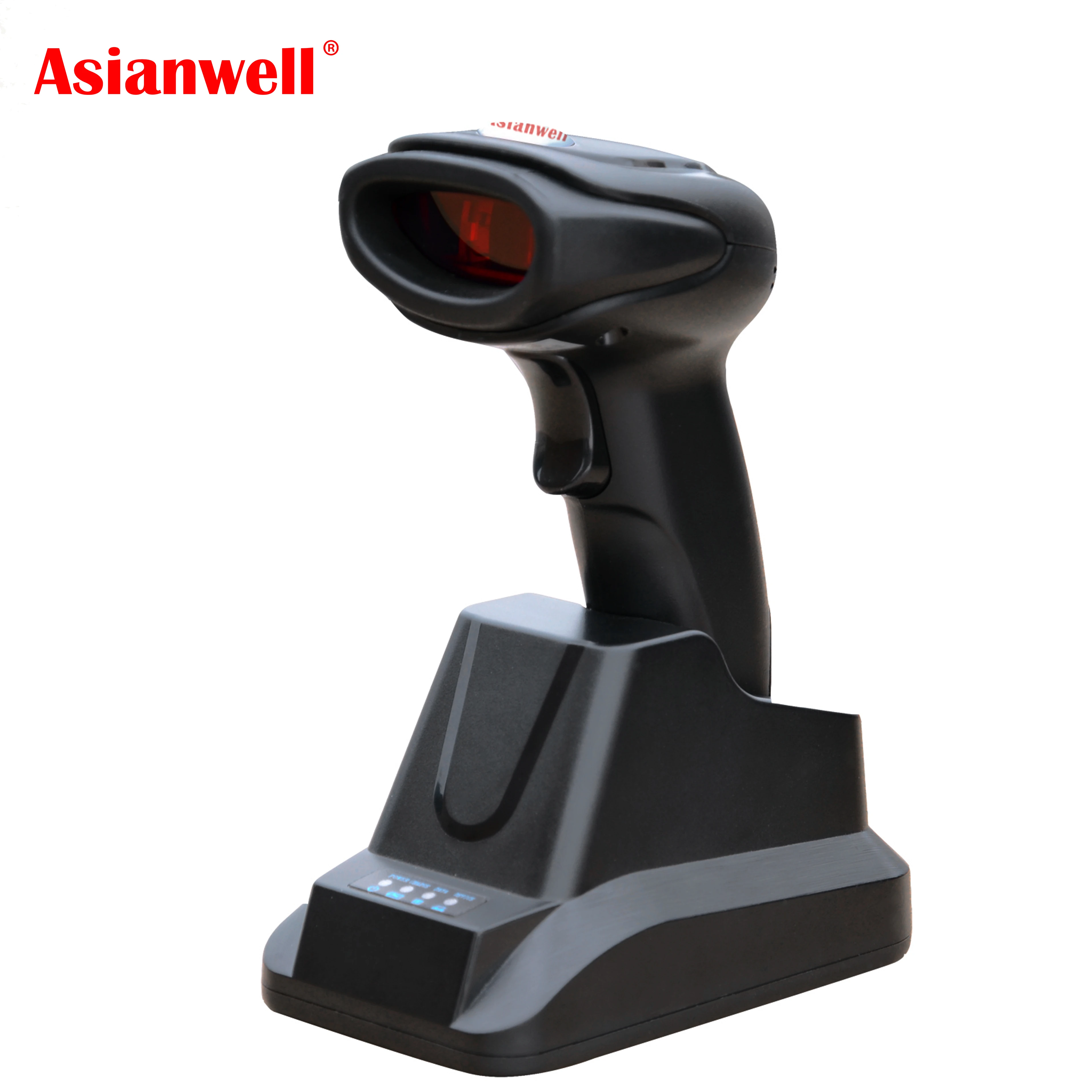 

433MHZ Wireless Cordless Handheld oem barcode scanner with cradle base station