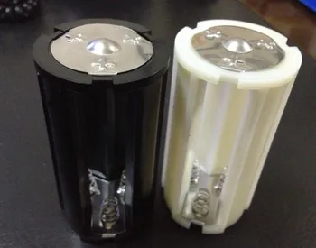 White Cylinder Battery Holder For 18650 Use For Flashlight And Others Buy Battery Holder 18650 Battery Holder With Wire Round Battery Holder Product On Alibaba Com