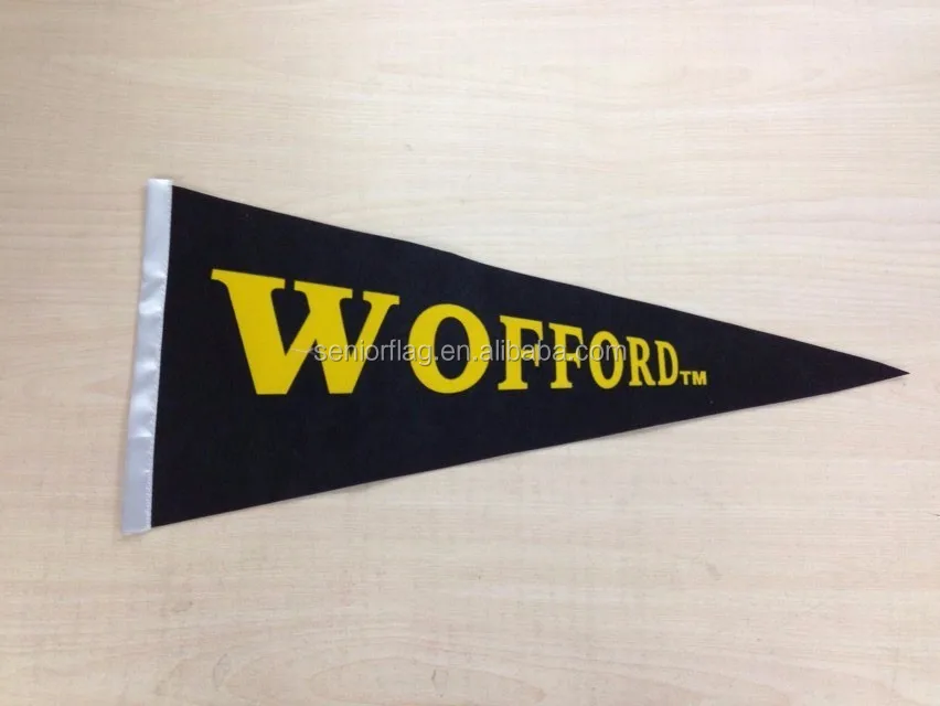 Cheap Custom Sports Football Club Hanging Triangle Wool Felt Pennants Wholesale Buy Felt