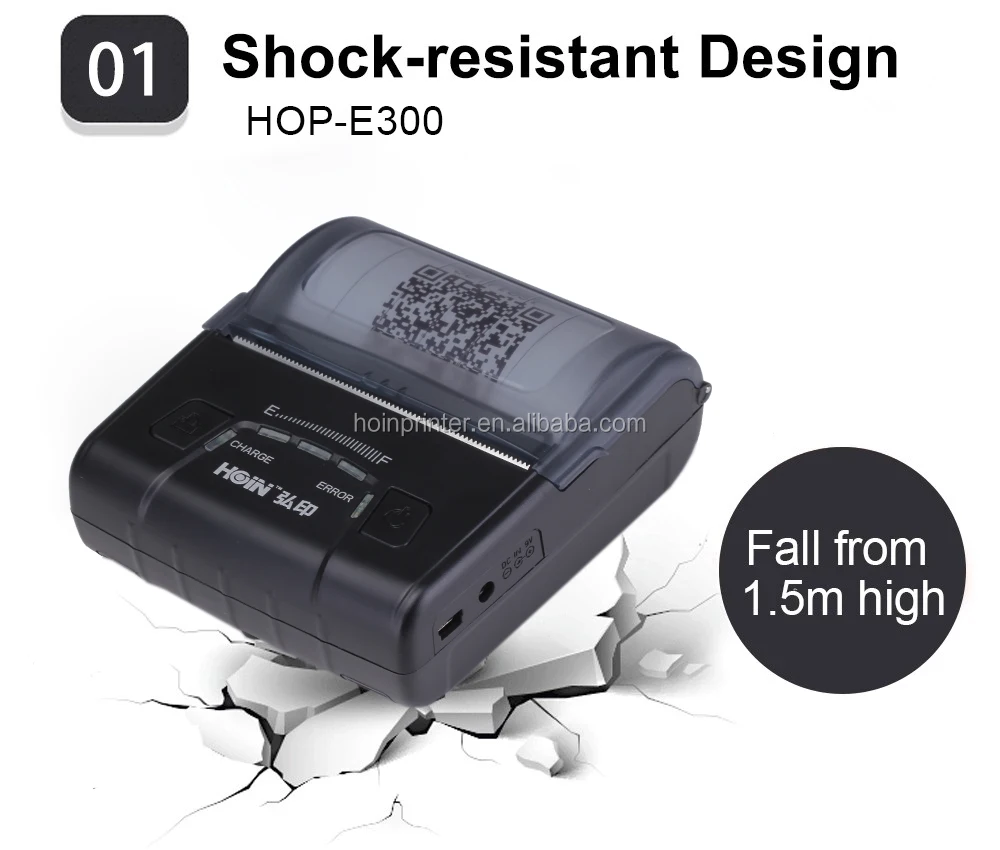 Printer Thermal Bt 80mm Connect Android Phone Mobile Handheld Portable