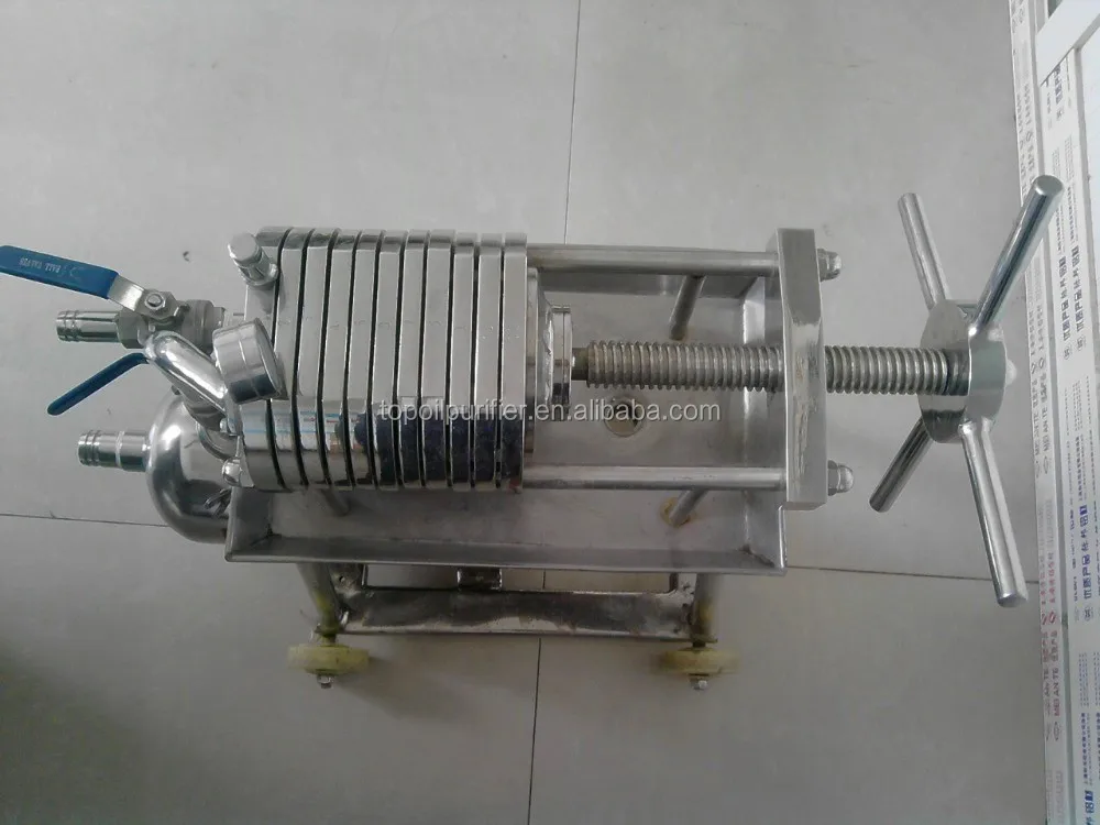 Portable Used Cooking Oil Filter Machine Equipped With Small Stainless