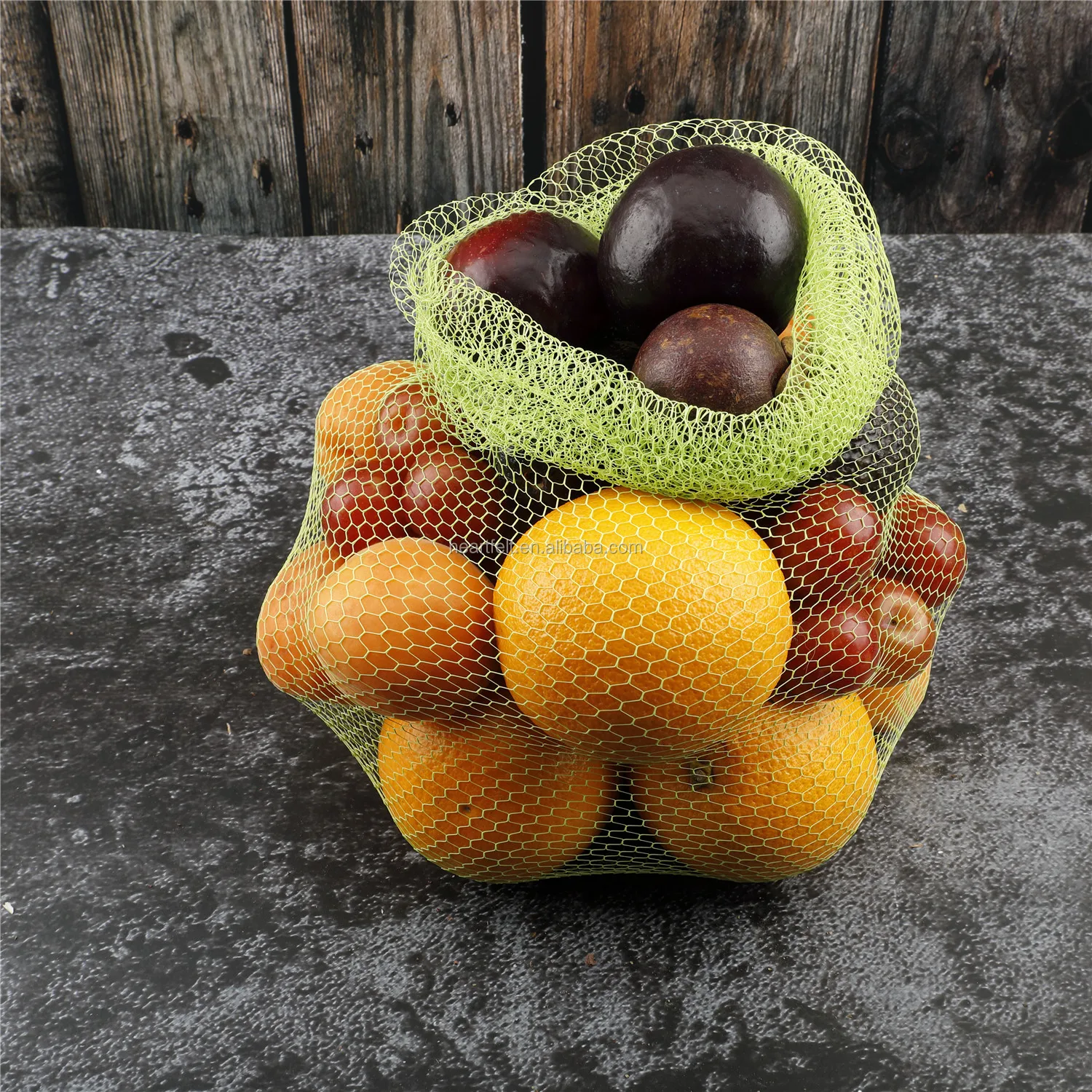 100 Orange Degradable & Compostable Cornstarch Protection Netting Bag