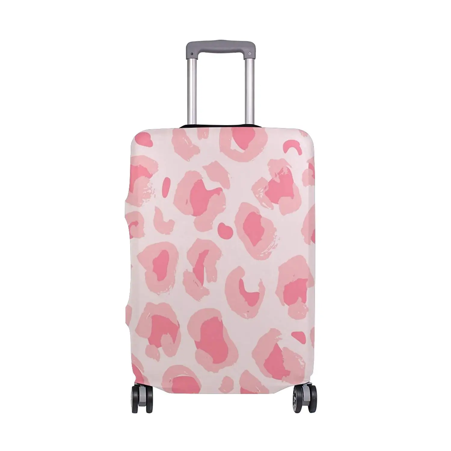 pink leopard suitcase