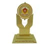 custom zinc alloy casting head portrait insert trophy for souvenir