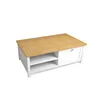 Multi-functional home furniture matte wood surface tea table
