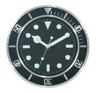 

Cheap metal watch wall clock with luminous hands and hands