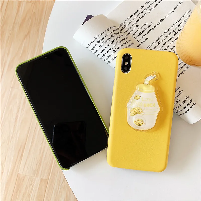 3D Cute Liquid Squeezing Avocado Case For iPhone 8 Plus XS MAX