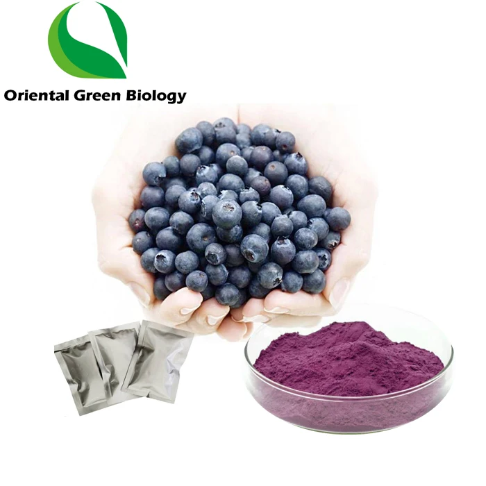 Bilberry Fruit Powder Anthocyanidin Bilberry Powder Extracts Pure