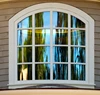 new custom designs elegant carbon steel material exterior fixed windows with cross T bar and high quality Lowe glass