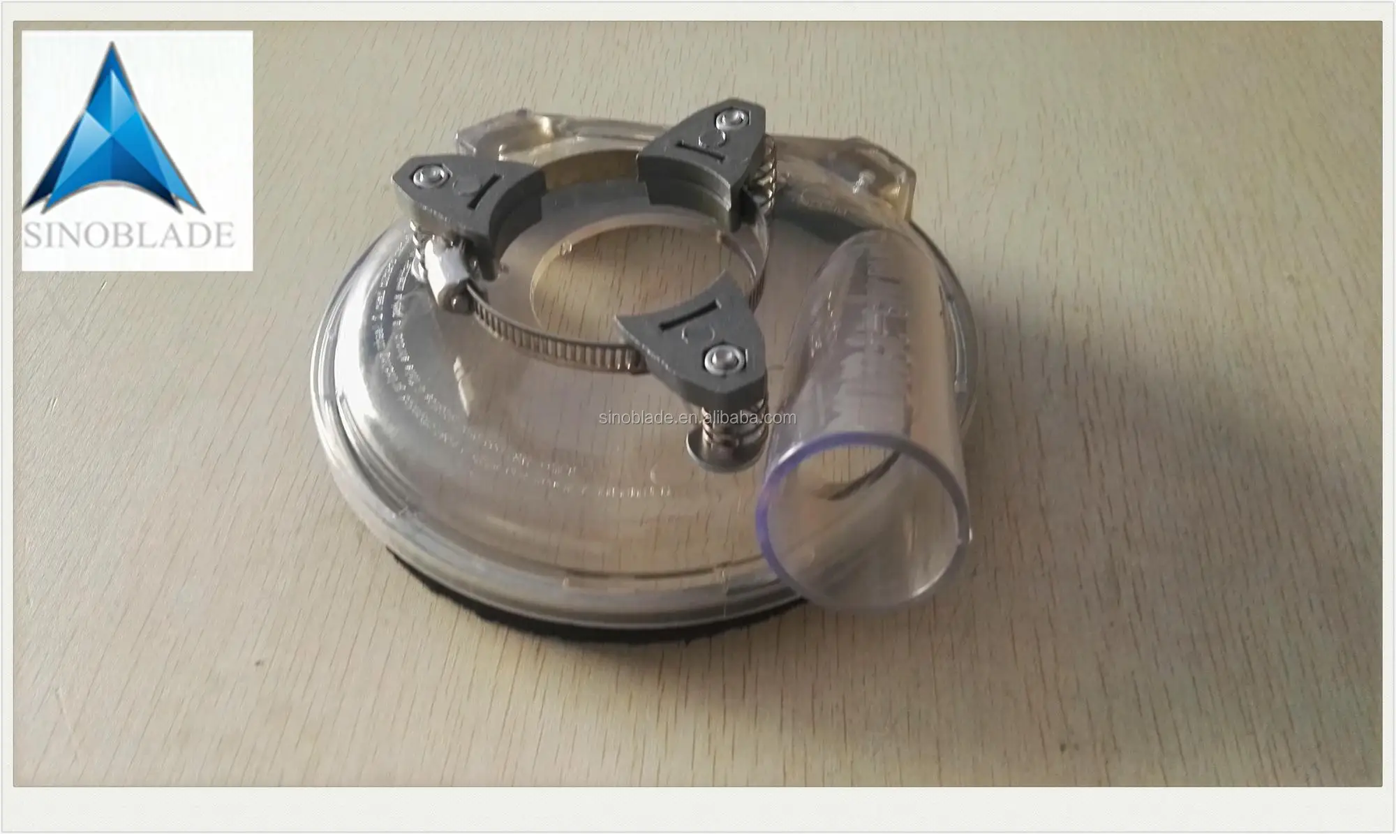 Dust Absorber Angle Grinder Leather Ring / Metal Shield Stone Polishing