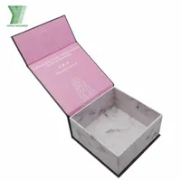 

Luxury Pink Customized Ring Necklace Magnetic Paper Gift Jewelry Box