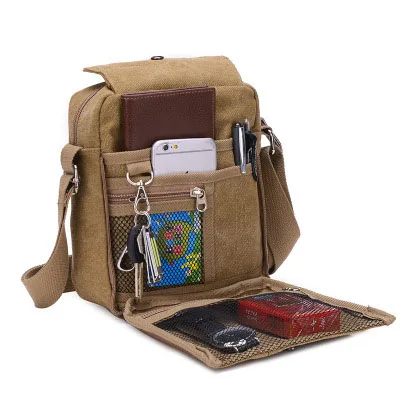 

European Canvas crossbody bags for men shoulder,man purse bag shoulder