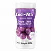 Dulces Chinos Grape Seed Vitamin E Pectin Gummy Balls Jelly Candy in Bottle
