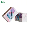 Flower Wholesale Luxury Custom White Brown Kraft Paper Gift Shopping Bags With Logos