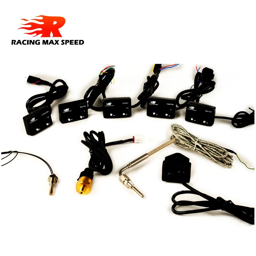 1/8 Npt Sensor Digital Oil Pressure Gauge Red Display Digital Oil