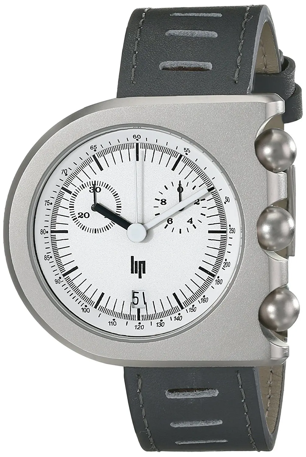 Lip Men's 1892522 Mach 2000 Chronograph Analog Display Swiss Quartz Grey Watch