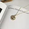 Tonglin moon and sun necklace ladies tribal jewelry gold necklaces bijoux