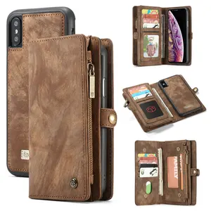CaseMe Detachable Wallet Leather Phone Case iPhone