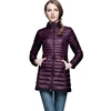 ladies thin fit down jacket ultralight feather down winter coat for women