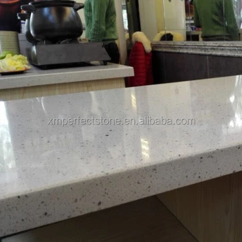 Prefab Laminate Sparkle White Quartz Countertop For Kitchen Buy