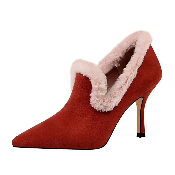 winter high heels
