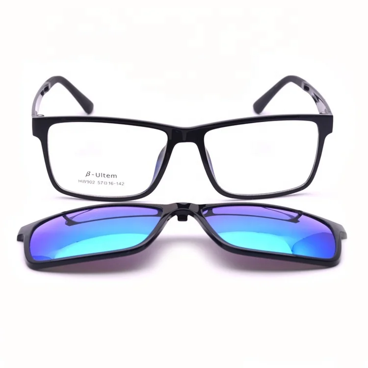 

Ultem mirror sunglasses eyewear glasses women clip on optical frames, Custom colors
