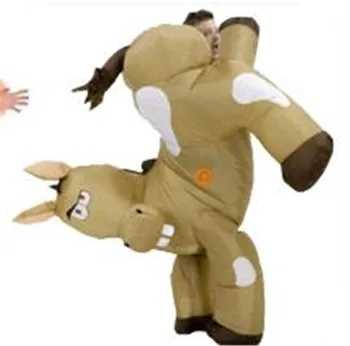 Pino bonito dizer rindo burro esconder animais infl&aacute;veis trajes piggyback