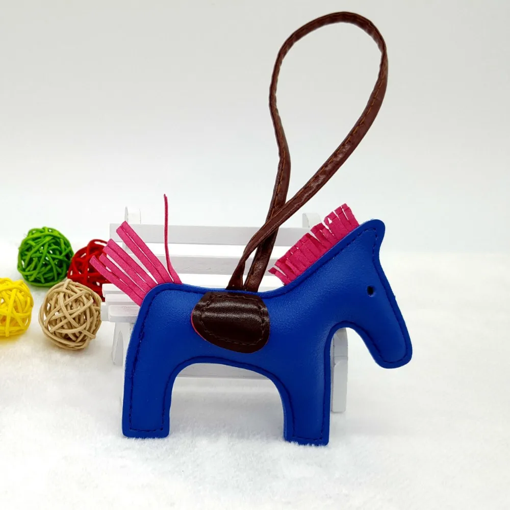 plush horse keychain