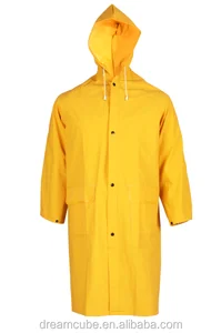 yellow rain slicker