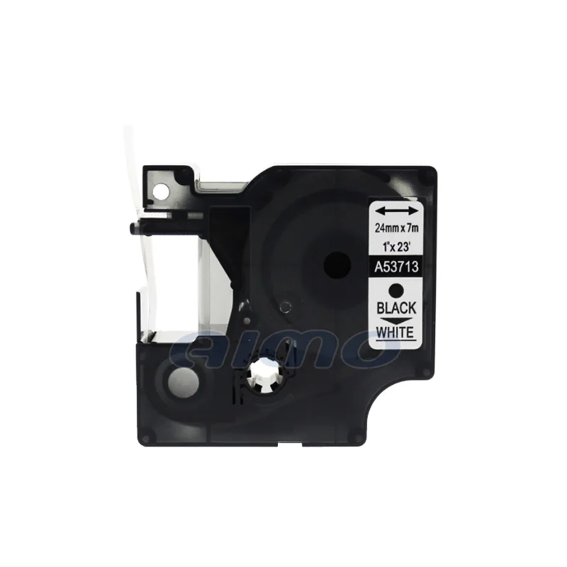 A18443 Label Tape in 9mm Black on White for Dymo