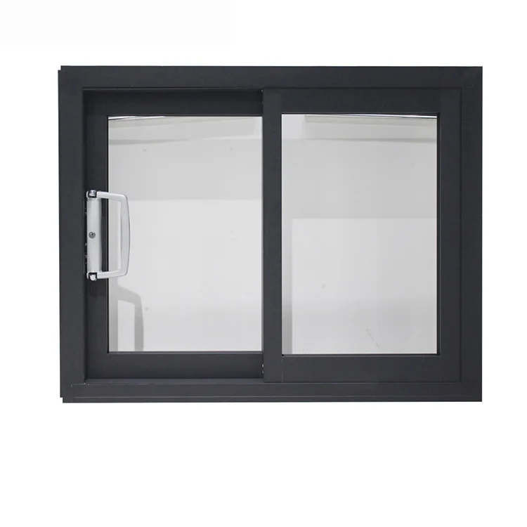 Aluminium glass commercial grade sliding window fabrication with subsill for easy installation