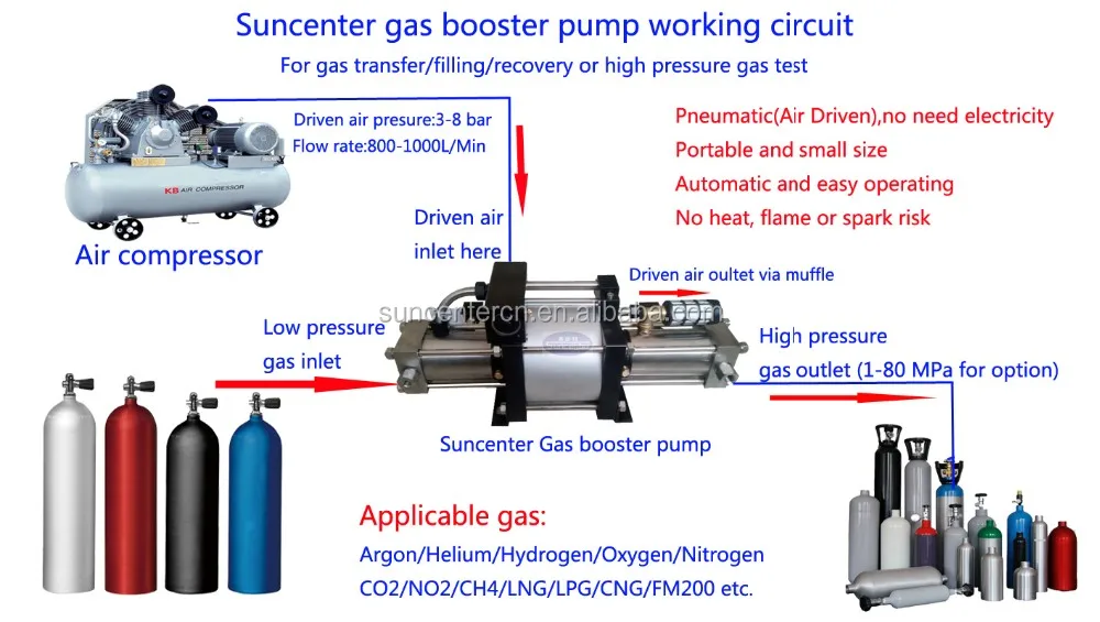 Air Driven Portable Liquefying Gas Lpg Transfer Booster Pump Buy