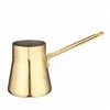 Turkish Stainless Steel Milk Coffee Warmer Pot with Bakelite Handle