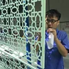 Islamic aluminum screen mashrabiya panel